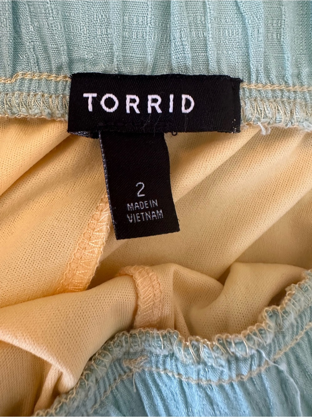 Torrid Colorblock Tiered Maxi Skirt Size 2 (2X) - Picture 6 of 13